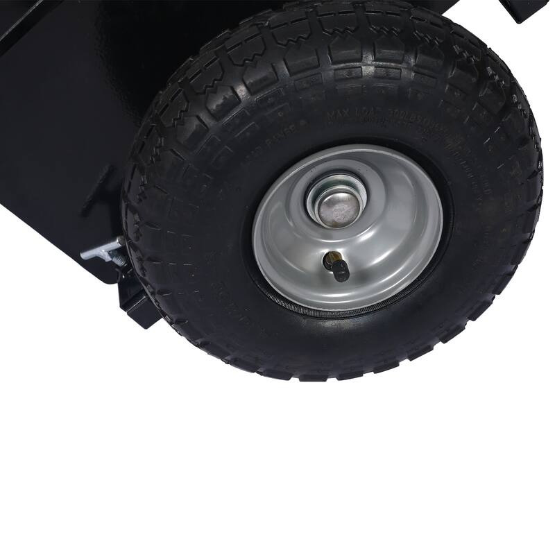 Heavy Duty Panel Dolly, 600LbS Capacity Door Dollys Pneumatic Wheels - 21.7“Lx5.9”Wx12“H