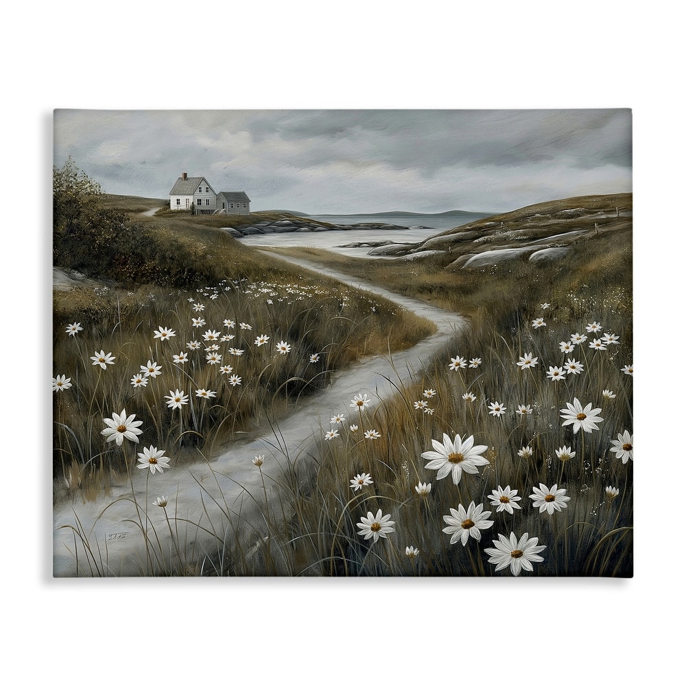 Stupell Serene Coastal Cottage Path Canvas Wall Art Design By Imagine It Images