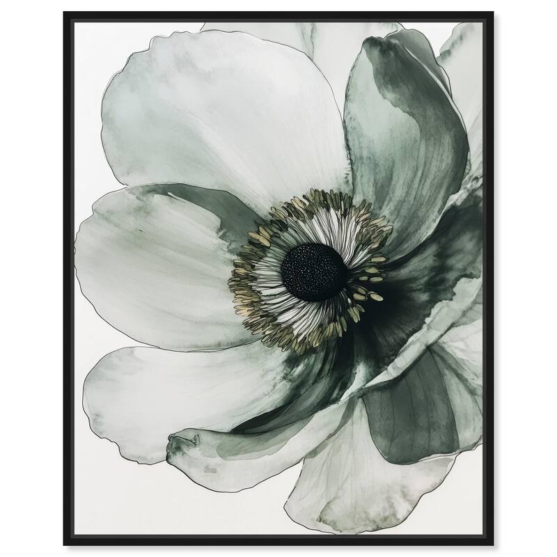 Delicate Stamen II Canvas by Art Remedy - Black - 24" x 30"