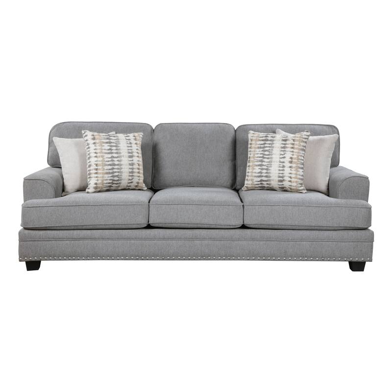 Pombal 3-Piece Chenille Living Room Sofa Set