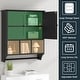 preview thumbnail 16 of 54, Futzca Bathroom Cabinet Wall Mounted, Storage Cabinet with Doors and Shelves