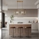preview thumbnail 2 of 13, Dilley Modern 8-Light Gold Chandelier Island Lights for Dining Room - 31.9" L x 10.4" W x 16.7" H