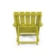 preview thumbnail 151 of 172, Shoreline Fully Assembled All-Weather HDPE Outdoor Folding Modern Adirondack Chair
