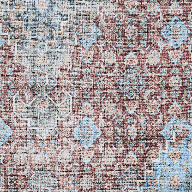 Legion Julius Blue-Red Area Rug