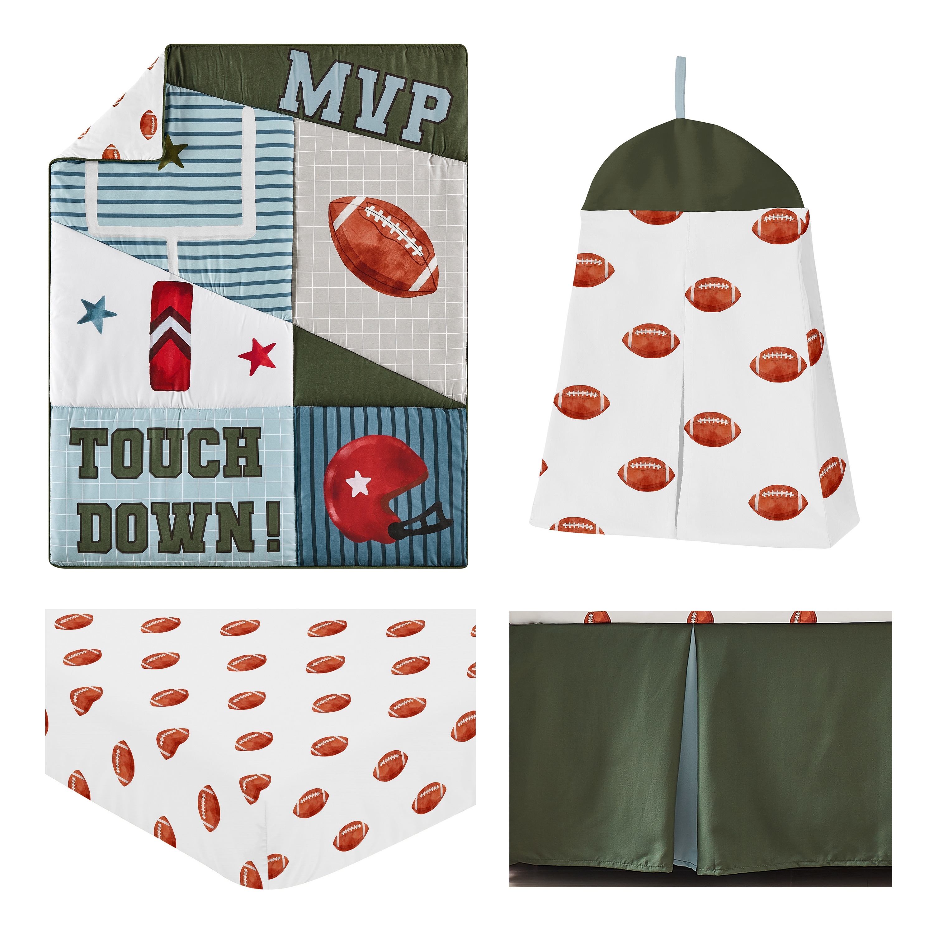 Jojo Designs Football Crib Sheet Sweet Jojo Designs Sports Theme
