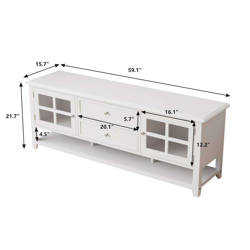 Entertainment Center with Storage Space