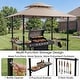 preview thumbnail 26 of 30, Kozyard Outdoor BBQ Grill Gazebo Canopy Hardtop Grill Gazebo and Vented Soft Top Gazebo Canopy. 2Size: 6ft x 8ft and 5ft x 8ft