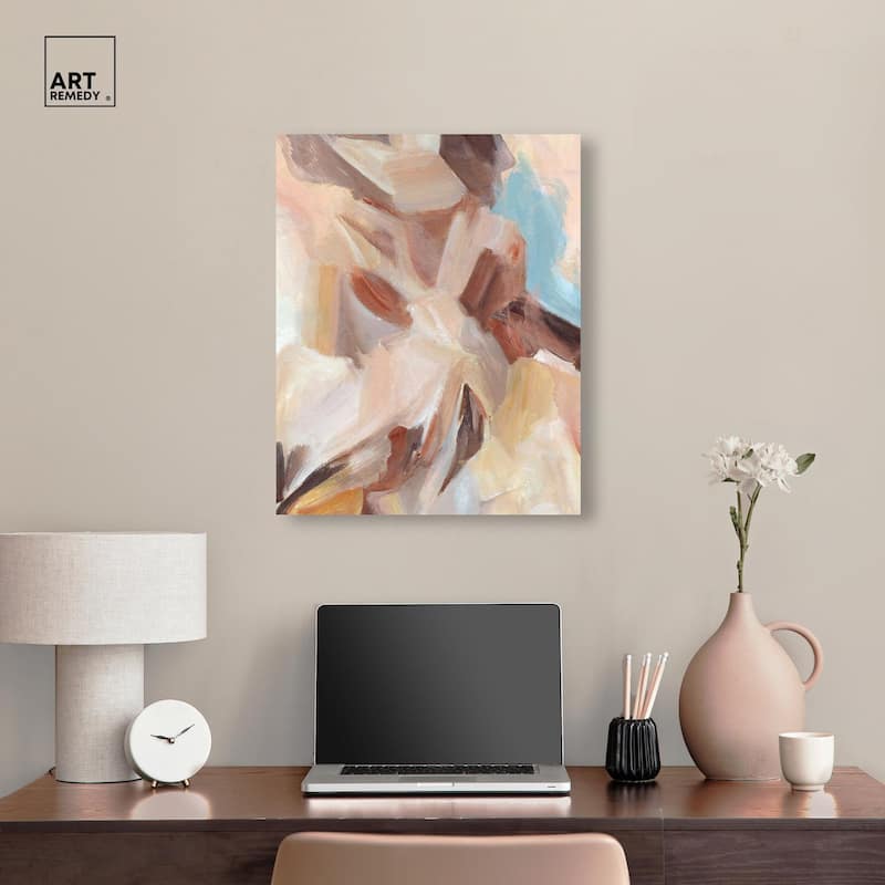 Layers of Colors I Canvas by Art Remedy, Gallery Wrapped