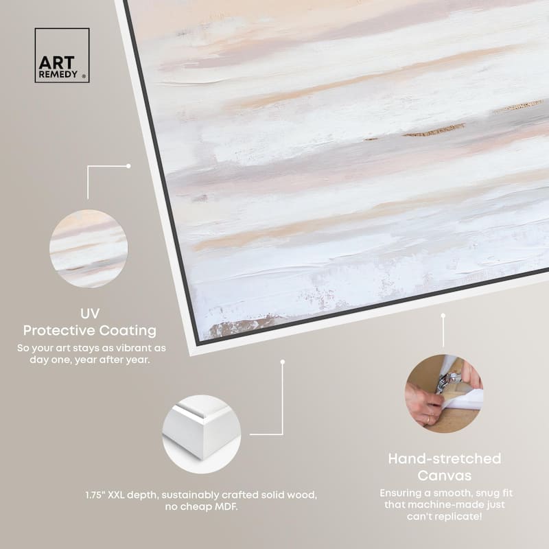 Gilded Dawn Canvas by Art Remedy