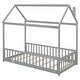 preview thumbnail 8 of 11, Twin Size House Bed Platform Bed,Multiple Uses