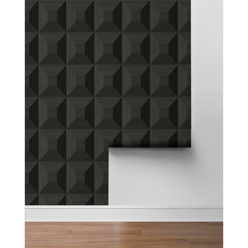 NextWall Quadrant Geo Peel and Stick Wallpaper