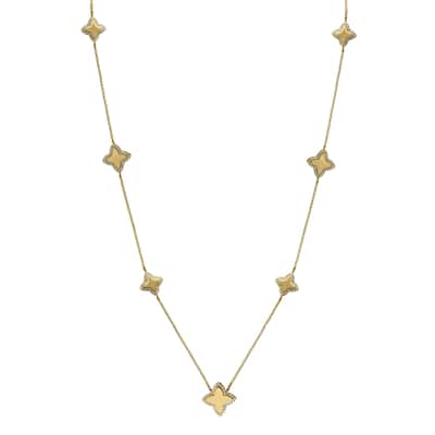 Effy Women's 14K Yellow Gold Diamond Necklace