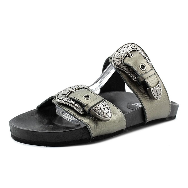 Eight Second Angel Sheniah Western Sandal Open Toe Leather Slides Sandal