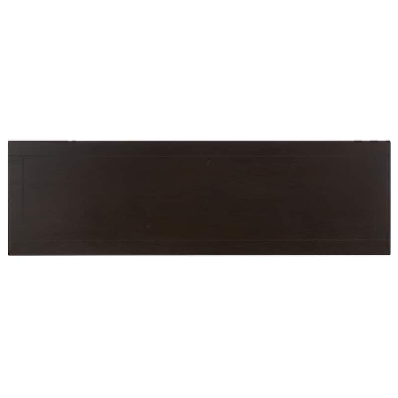 SAFAVIEH Evalena Distressed Black Console Storage Table - 44.5" x 13.4" x 31.5" - 45"W x 13"D x 32"H