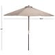preview thumbnail 18 of 22, SEI Furniture Casandra Round Ribbed Umbrella