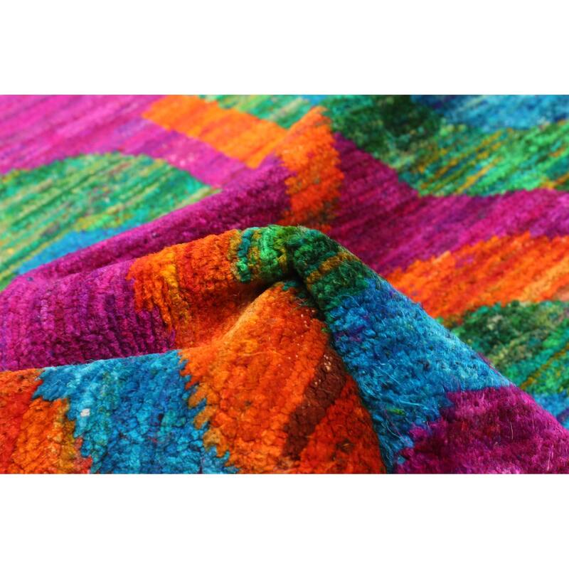 ECARPETGALLERY Hand-knotted Opulence Blue Silk Rug - 3'11 x 6'0