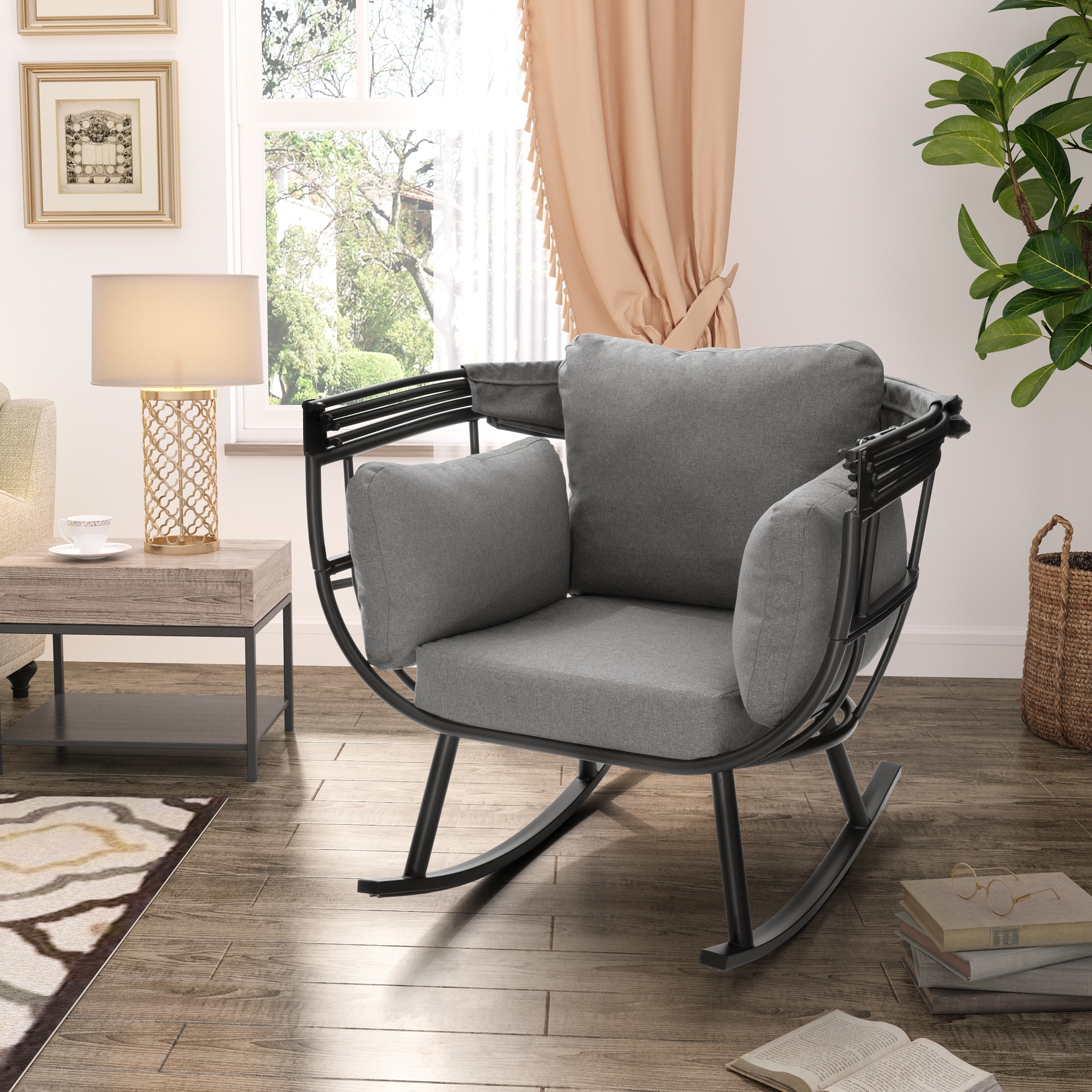 Rocking egg chair store