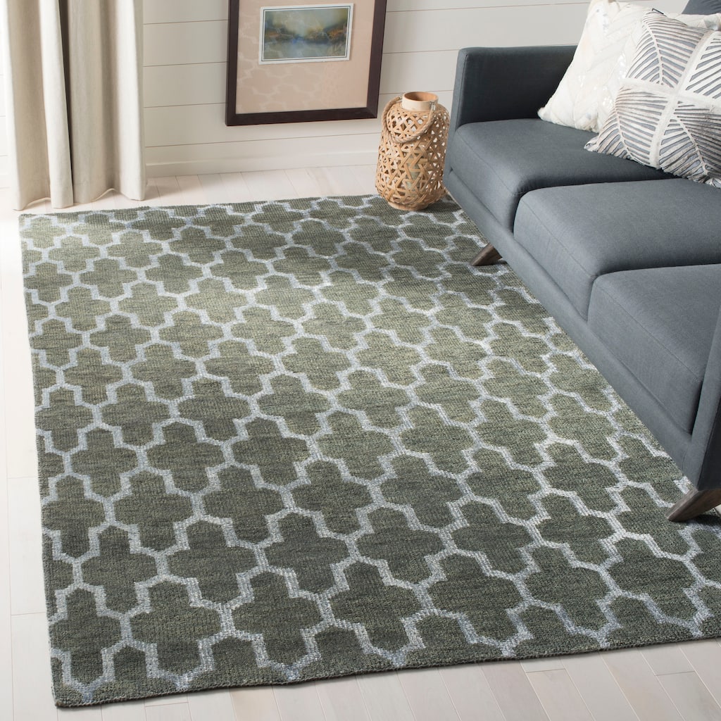 SAFAVIEH Hand-knotted Stone Wash Fionola Modern Wool Rug