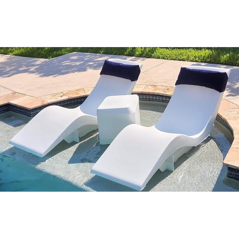 Aqua Outdoors In-Pool Side Table - Large for 10-14in of Water