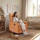 preview thumbnail 23 of 22, Recliner Chair, Swivel Rocking, Glider Rocker Recliner, Nursery Chair With Footrest For Living Room