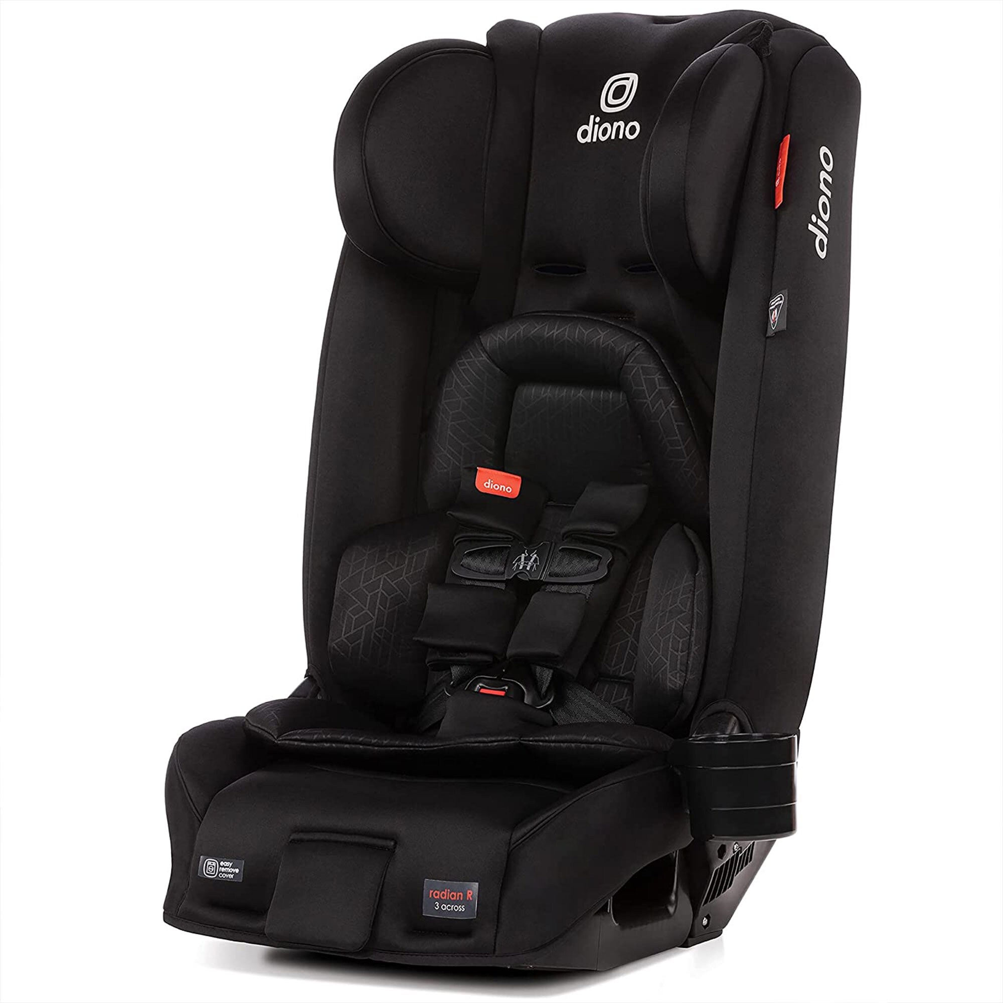 Diono Radian 3RXT Slim Fit Steel Core 4 in 1 Convertible Car Seat Black Jet 28.10