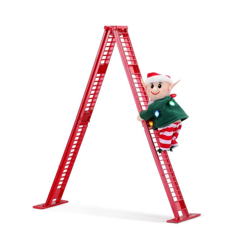 Mr. Christmas Mini Super Climbing Elf Decoration