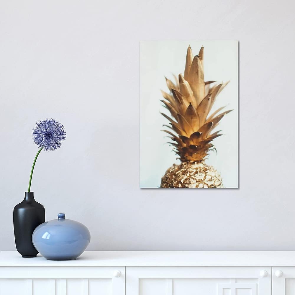 iCanvas "The Gold Pineapple" by Chelsea Victoria Canvas Print
