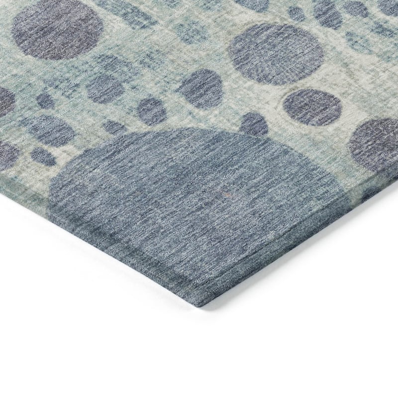 HomeRoots Geometric Transitional Rectangle Outdoor Rug