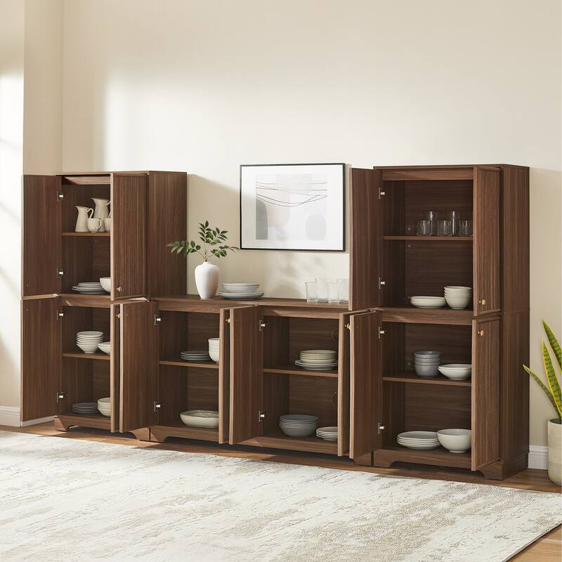 Crosley Naomi 3-Piece Sideboard And Pantry Set
