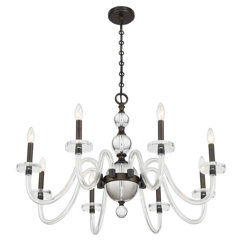 Savoy House 1-4278-8 Aragon 8 Light 34" Wide Taper Candle Style