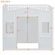 preview thumbnail 15 of 20, Full Size House Loft Bed With Ladder and Wardrobe