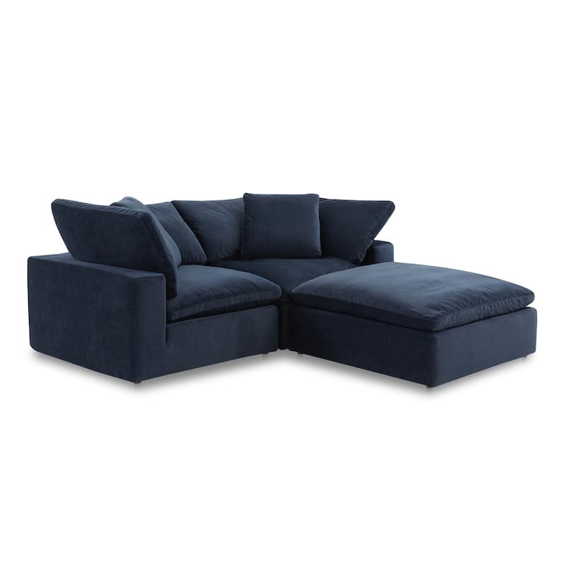 Aurelle Home Corbin 3-piece Small Modern Sectional