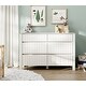 preview thumbnail 20 of 25, WAMPAT White Dresser for Bedroom, Baby Dressers Wood Closet Storage Organizer Cabinet