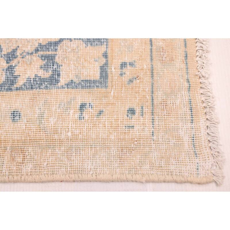 ECARPETGALLERY Hand-knotted Antalya Vintage Beige Wool Rug - 9'11 x 13'3