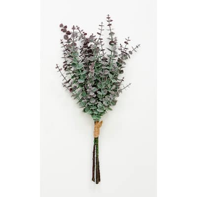 17" Artificial Eucalyptus Bush, Set of 2 - 17