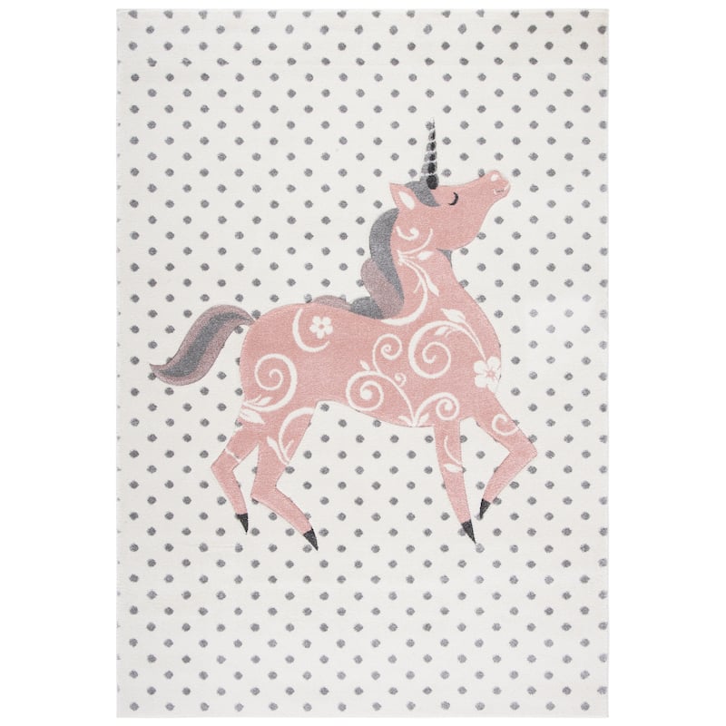 SAFAVIEH, Carousel Kids Mareke Unicorn Rug