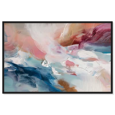 Rosy and Ocean Hues I Canvas by Art Remedy