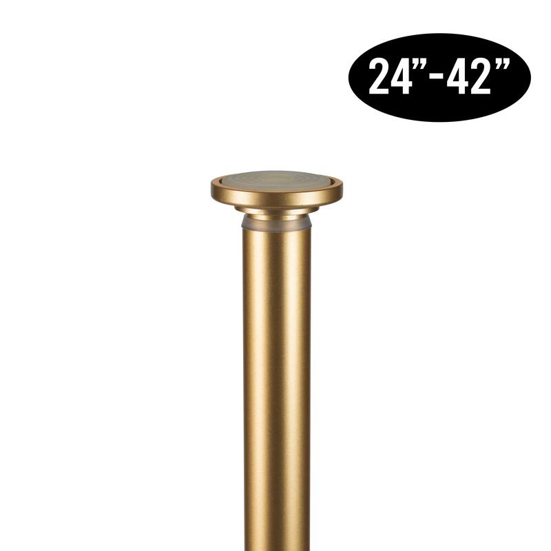 Home Details 24"-42" Adjustable Tension Curtain Rod