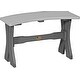 preview thumbnail 19 of 26, Poly Lumber Table Bench 28" - Dove Gray & Slate