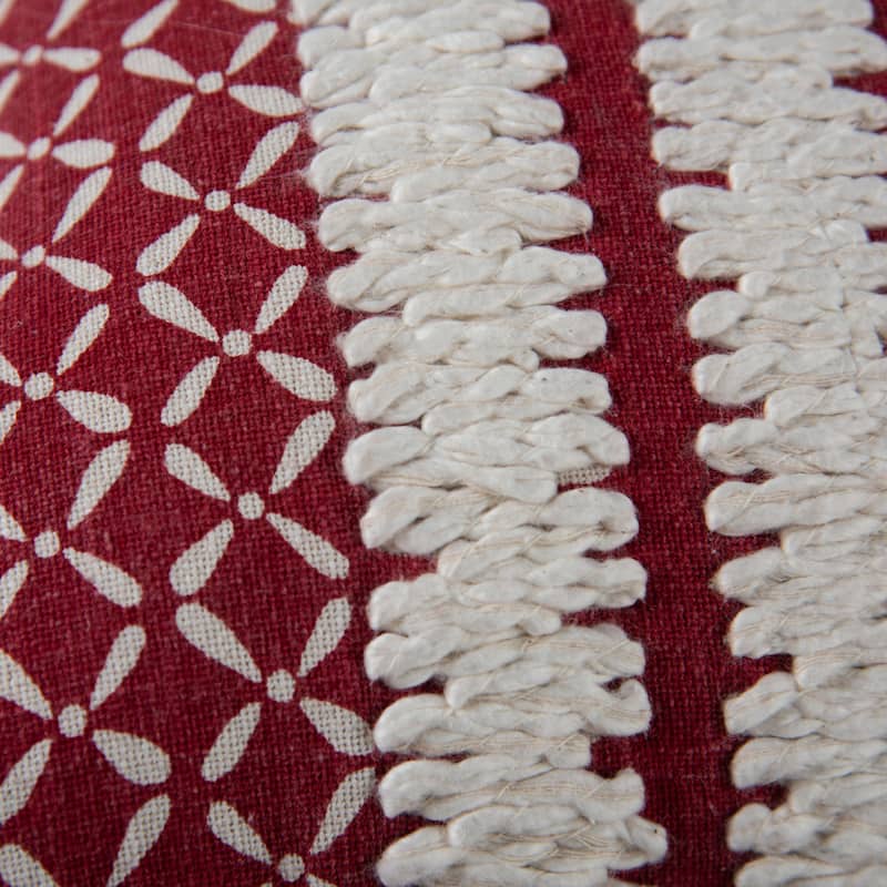 Rizzy Home Textured Stripe Throw Pillow, 20x20
