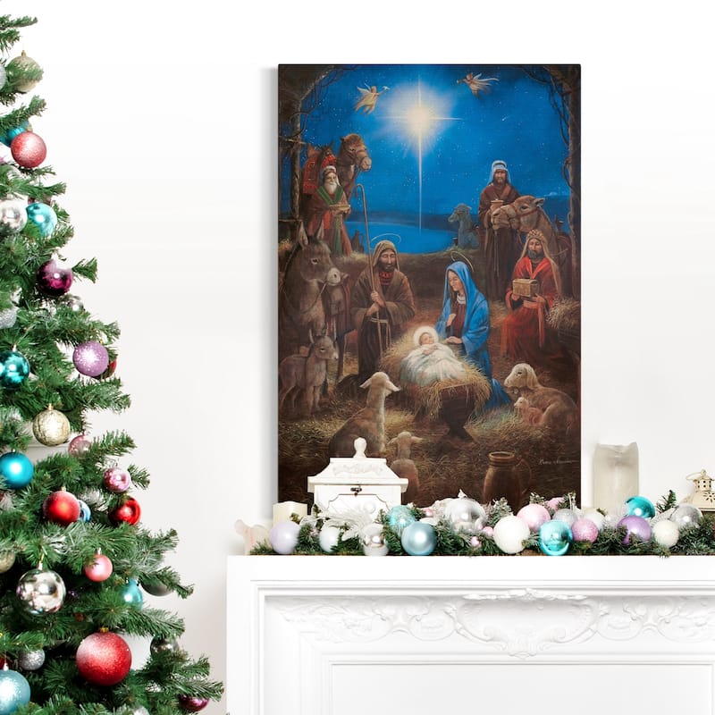 The Nativity-Premium Gallery Wrapped Canvas - Ready to Hang