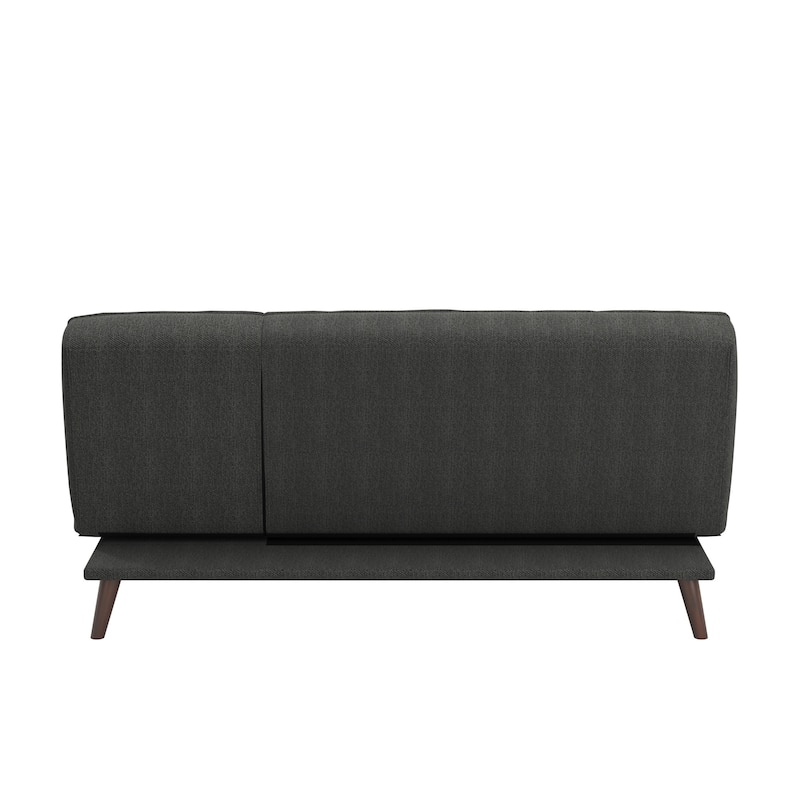 Halden Transitional Chenille Tufted Futon by iNSPIRE Q Modern