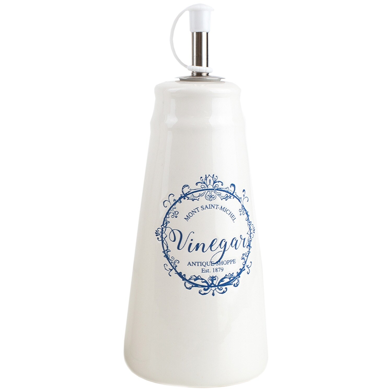 Shop Home Basics 2 Piece French Ceramic Oil And Vinegar Dispenser