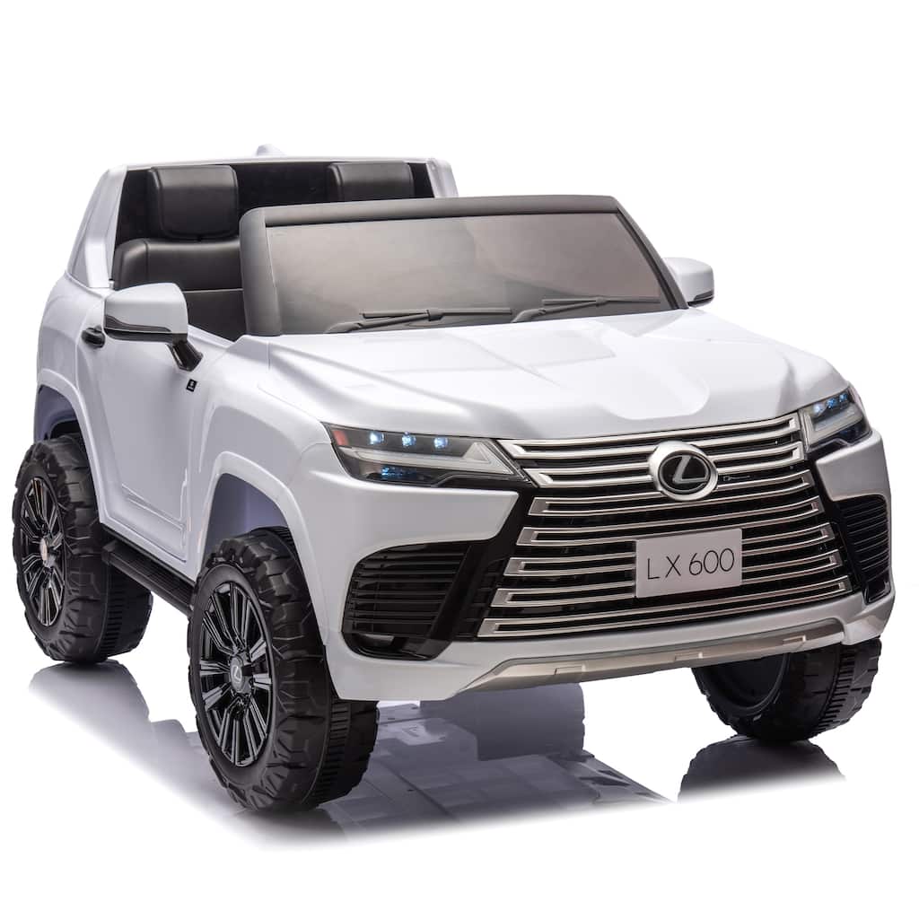 Kids Ride On Car Ride on Jeep Off-Road Car White Battery Powered Electric Car