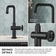 preview thumbnail 61 of 165, Kraus Urbix Industrial Solid Brass Kitchen Faucet