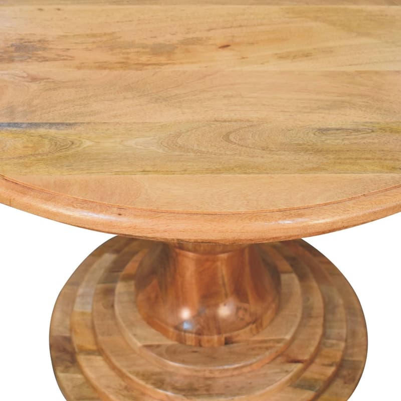 Artisan Furniture Solid Wood Round Turned Dining Table