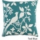 preview thumbnail 6 of 4, Artistic Weavers Decorative 18-inch Beale Feather Down or Polyester Filled Throw Pillow Down - Teal