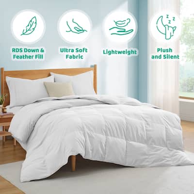 All-Season Lightweight Comforter with Premium Fabric
