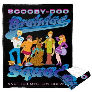 Warner Brothers Scooby-Doo Brainiac Squad Silk Touch Throw Blanket