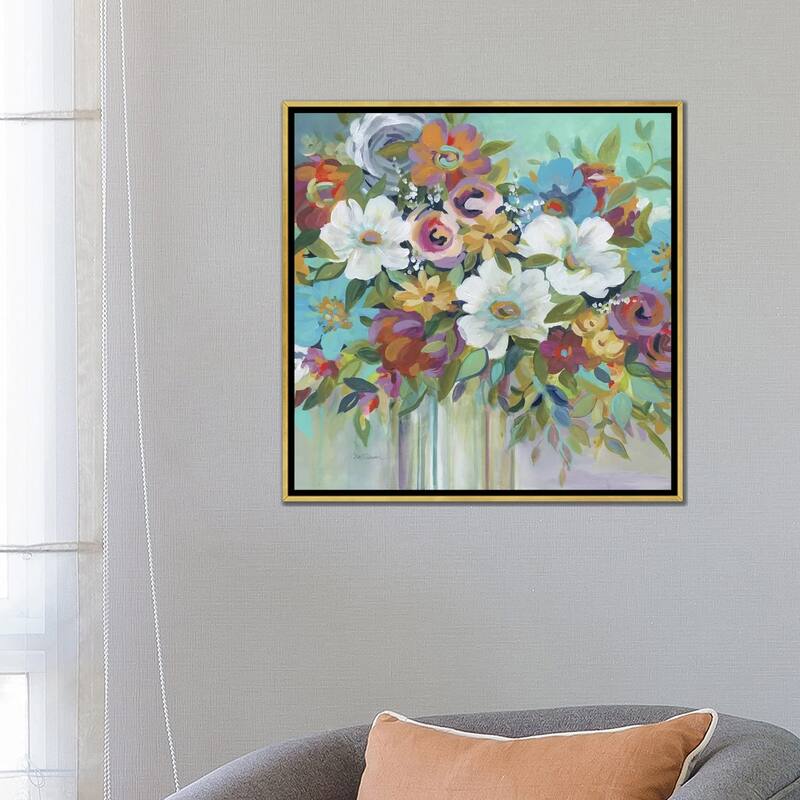 iCanvas "Confetti Bouquet I" by Carol Robinson Framed Canvas Print